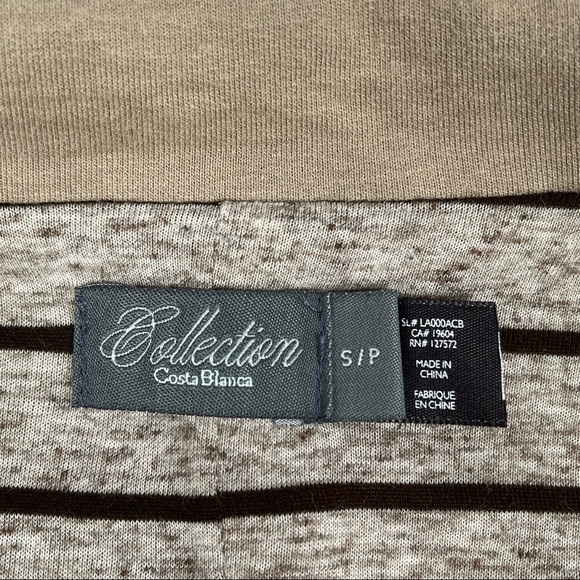 COSTA BLANCA women's taupe 2-pocket cotton blazer, size S - Picture 2 of 13